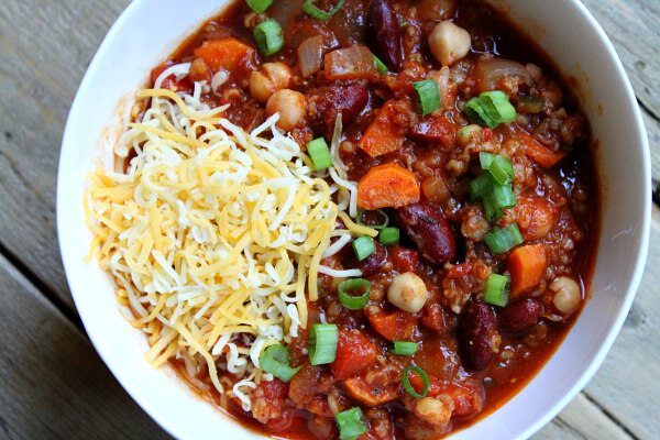 Spicy Vegetarian Chili 