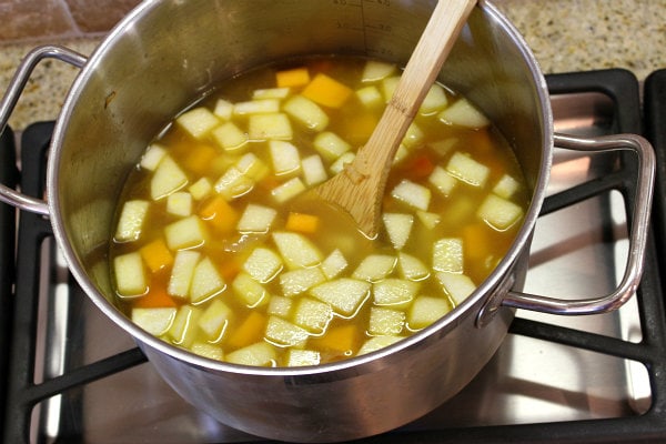 Autumn Vegetable Soup recipe from RecipeGirl.com