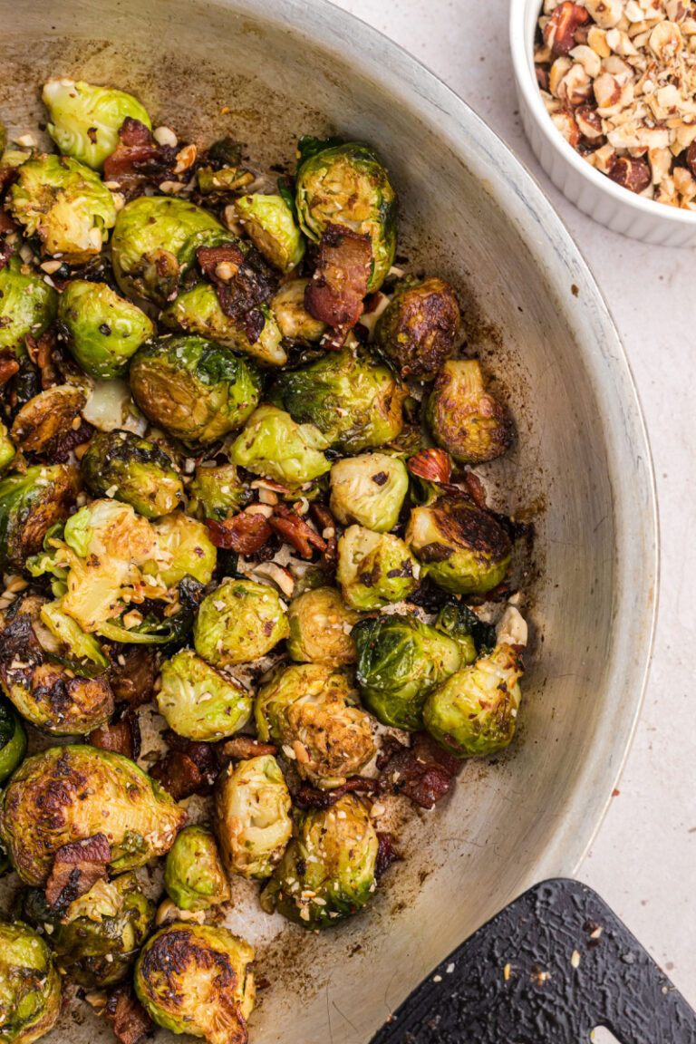Brussels Sprouts with Bacon and Hazelnuts Recipe Girl