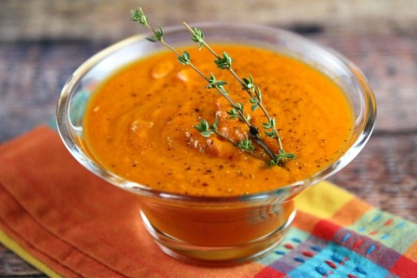 Carrot and Orange Soup recipe from RecipeGirl.com