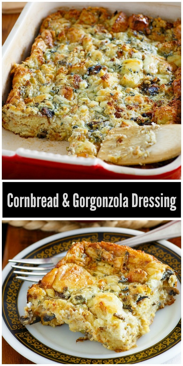 cornbread and gorgonzola dressing