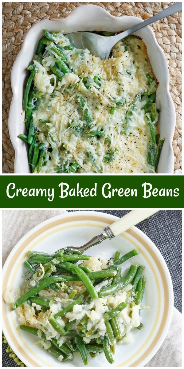 Creamy Baked Green Beans Recipe Girl