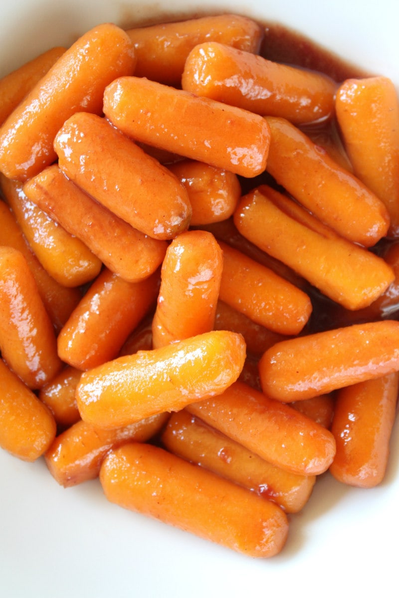 Glazed Cranberry Carrots recipe from RecipeGirl.com #glazed #cranberry #carrots #recipe #RecipeGirl Cranberry Glazed Carrots