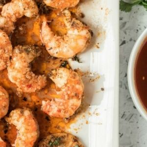 pinterest collage image for grilled jumbo shrimp