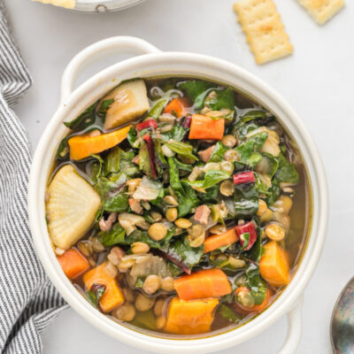 bowl of lentil soup