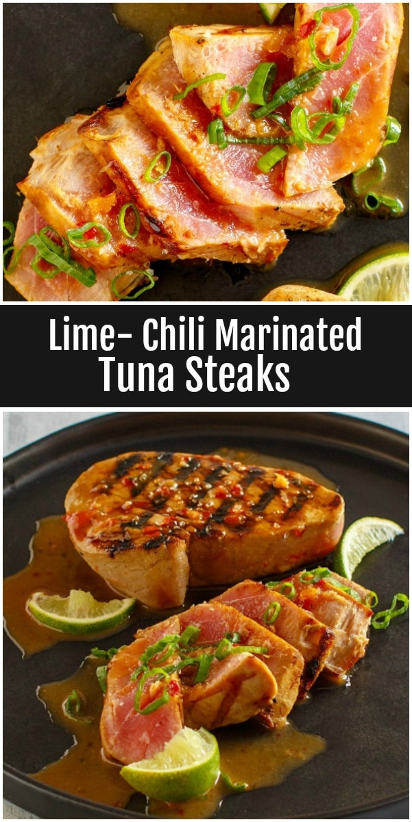 lime chili marinated tuna steaks