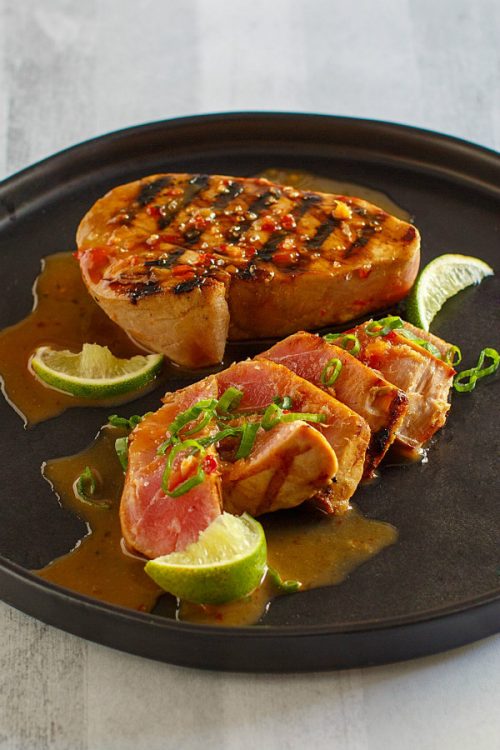 Lime Chili Marinated Tuna Recipe Girl
