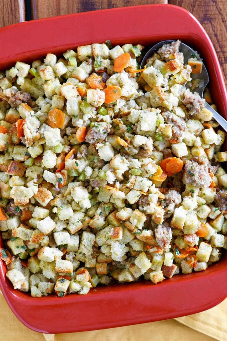 Low Fat Sausage Stuffing Recipe Girl