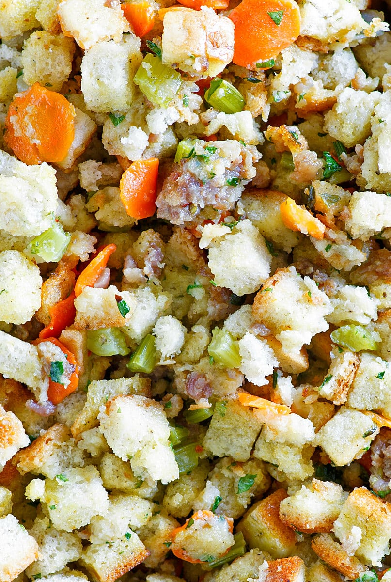 Low Fat Sausage Stuffing