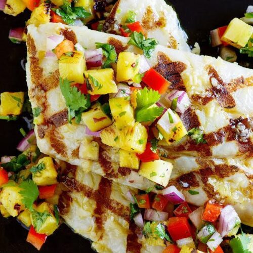 Grilled Mahi Mahi with Pineapple Salsa Recipe Girl