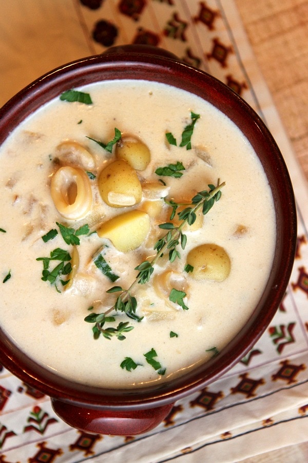 Seafood Chowder Recipe - RecipeGirl.com