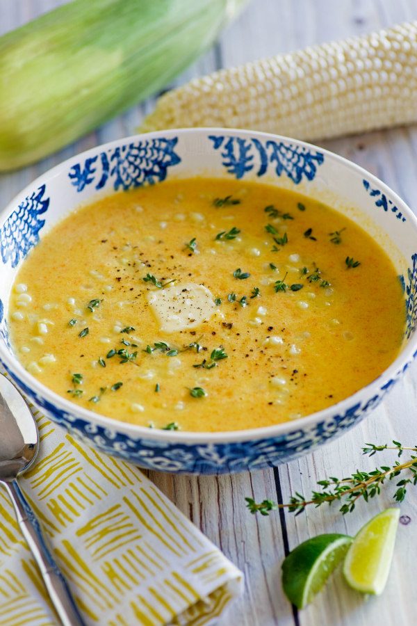 Bowl of Sweet Corn Soup