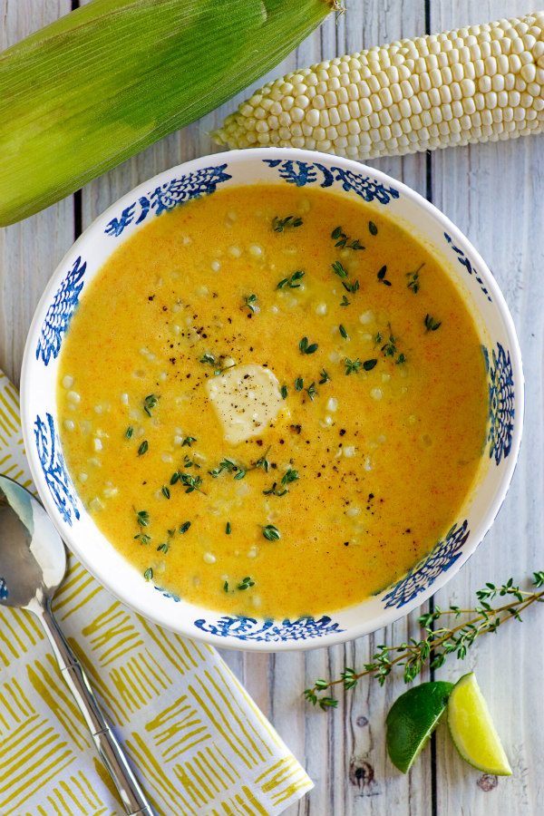 Bowl of Sweet Corn Soup