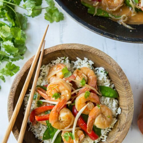 Stir Fried Shrimp with Curry Powder - Riverside Thai Cooking