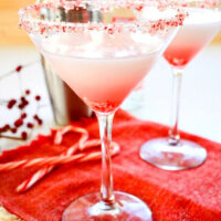 candy cane martini