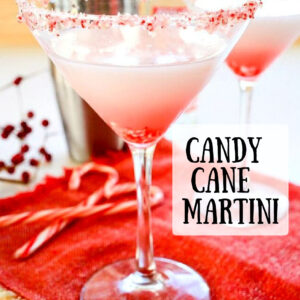 candy cane martini pinterest pin