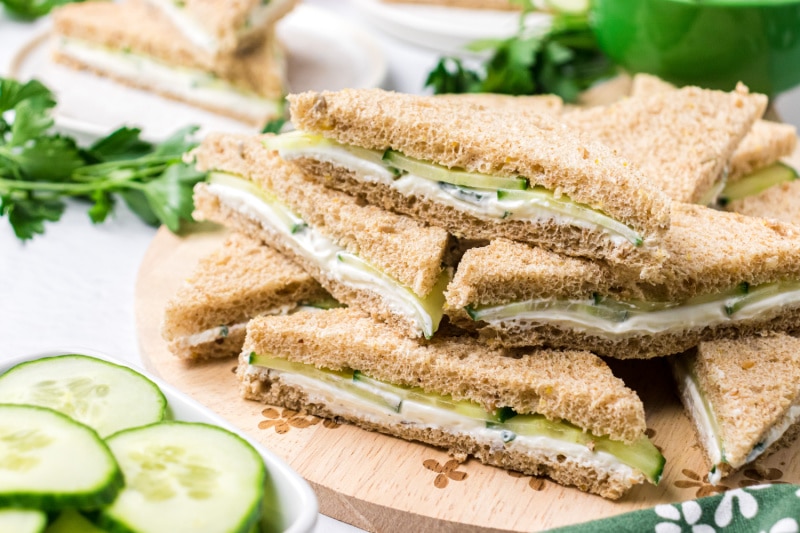 Goat Cheese Finger Sandwiches