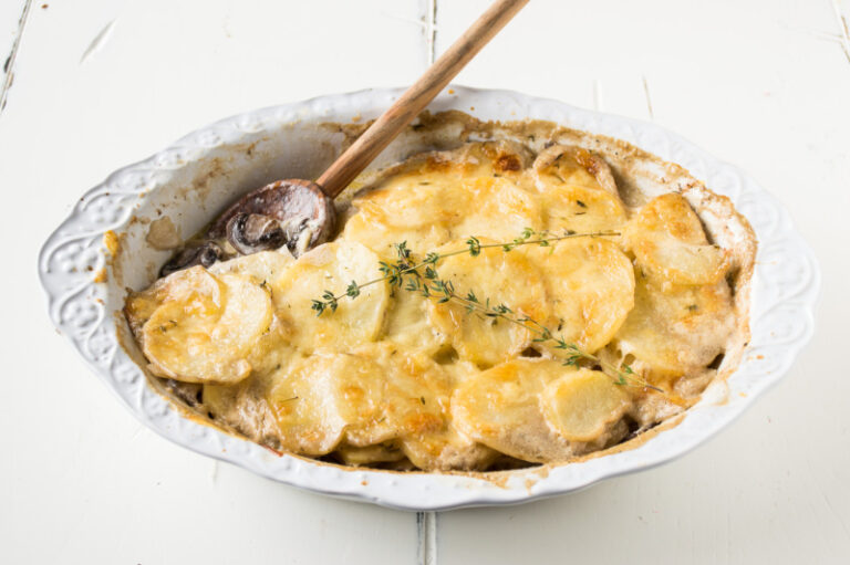Mushroom and Potato Gratin Recipe Girl