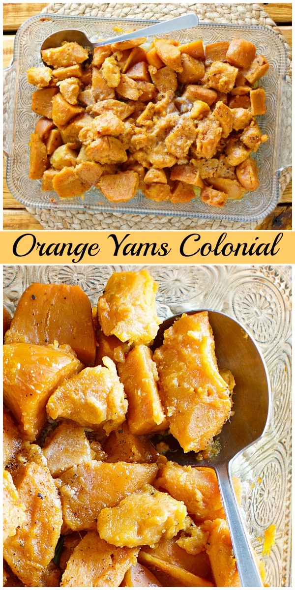 Orange Yams Colonial Recipe Girl