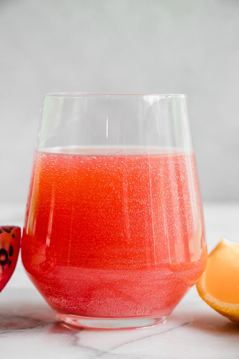 Pomegranate Orange Holiday Punch - Cooking with Curls