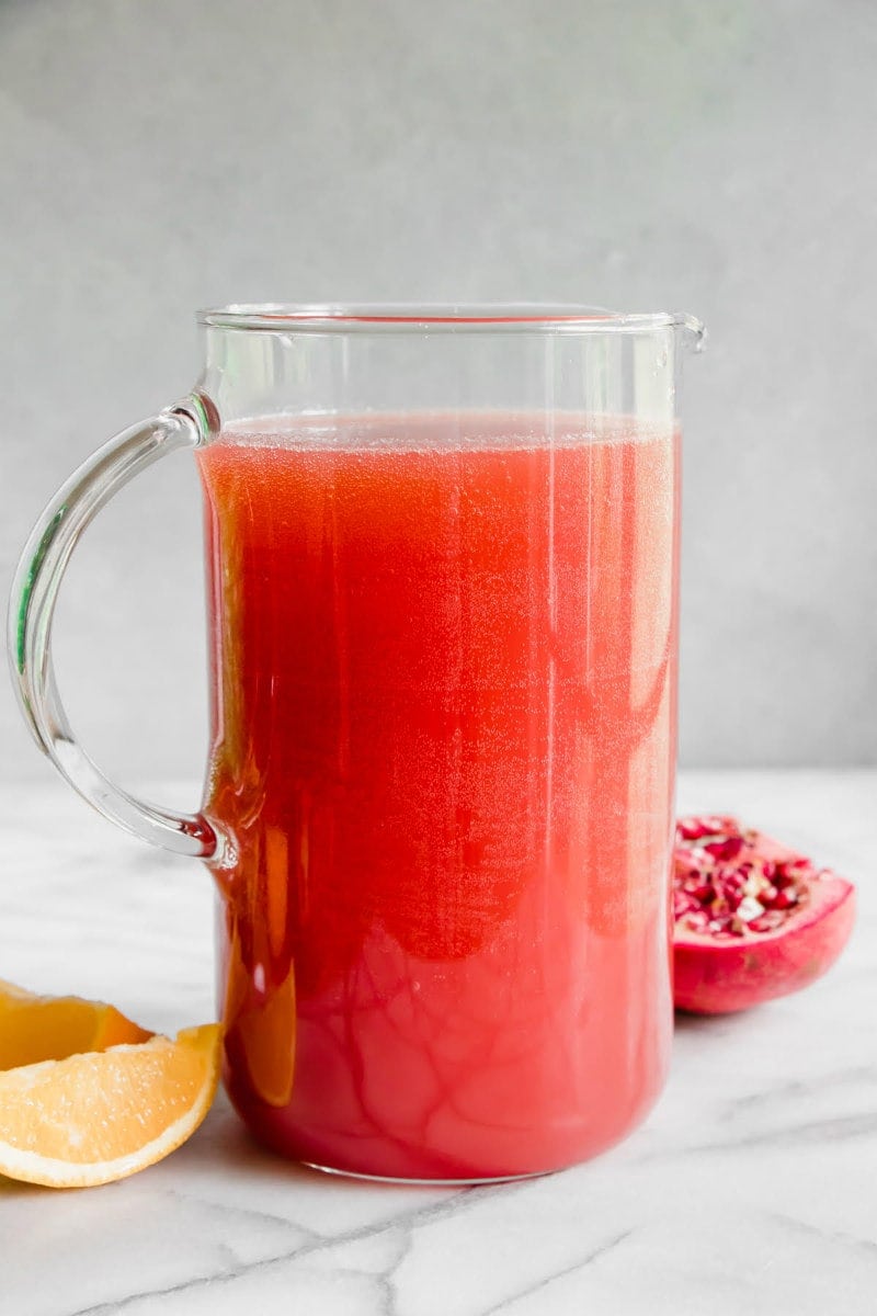 Pitcher of Pomegranate Punch