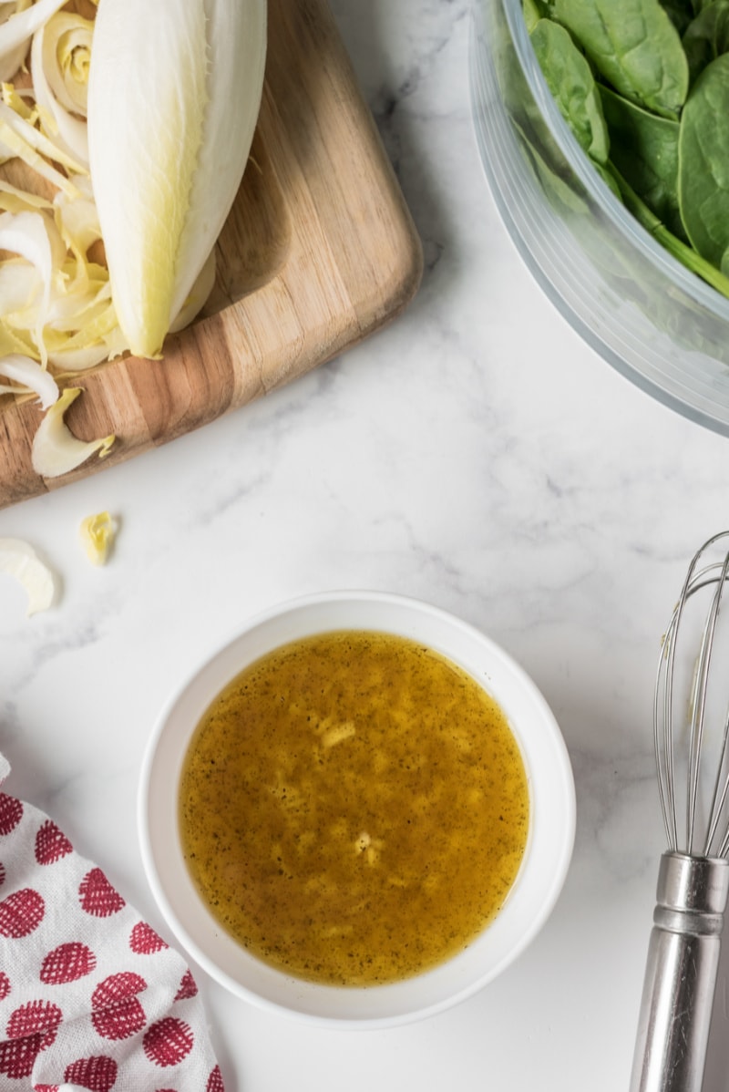 salad dressing in a bowl