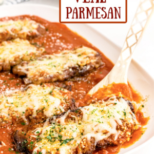 pinterest image for veal parmesan