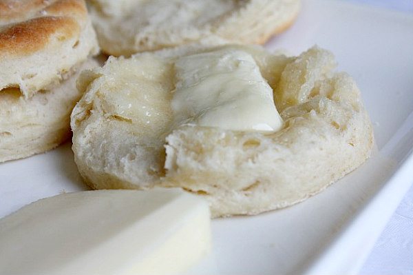buttermilk biscuits warm with butter