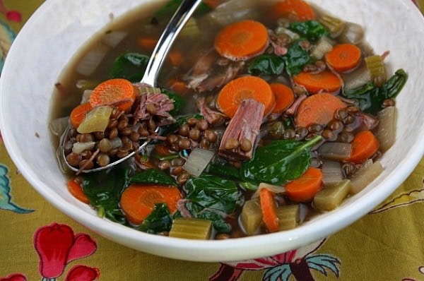 Ham and Lentil Soup Recipe