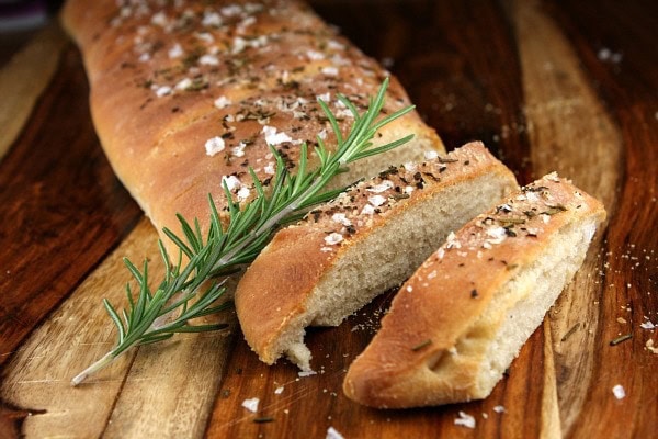 Rosemary Sea Salt Italian Bread