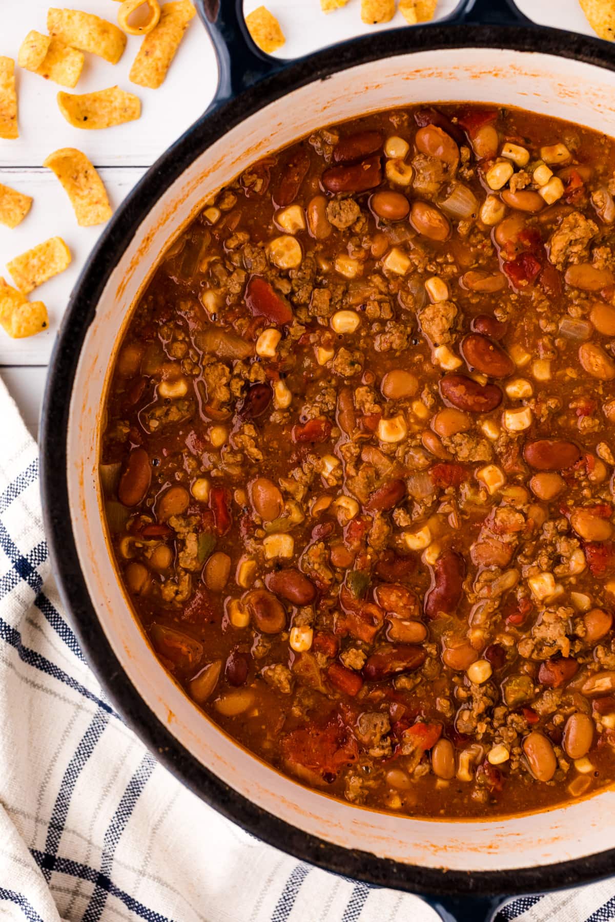 pot of taco soup