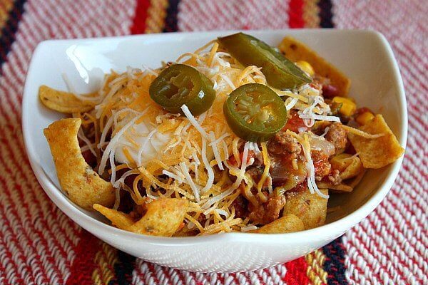 Easy Taco Soup Recipe from RecipeGirl.com #easy #taco #soup #recipe #RecipeGirl #superbowl #slowcooker #crockpot Easy Taco Soup recipe
