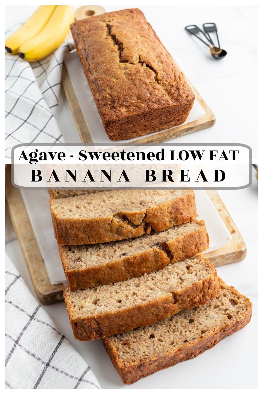 Agave Sweetened Low Fat Banana Bread Recipe Girl