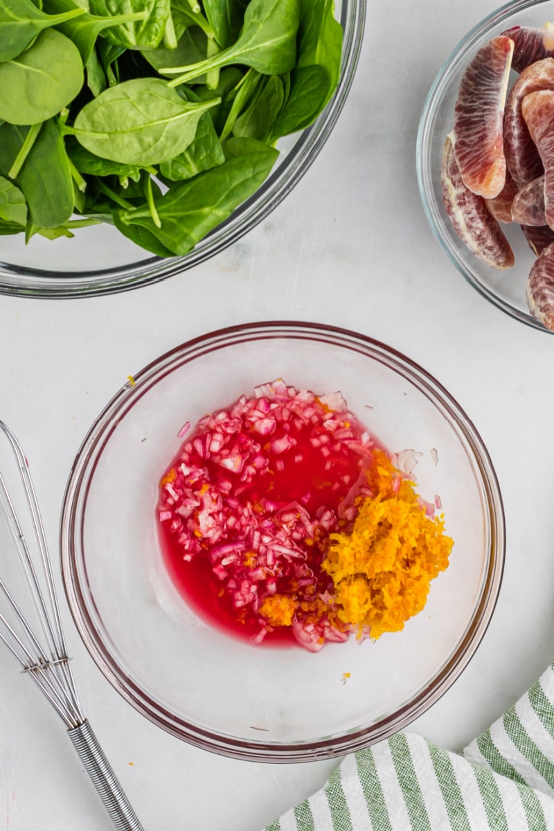 salad dressing in a bowl