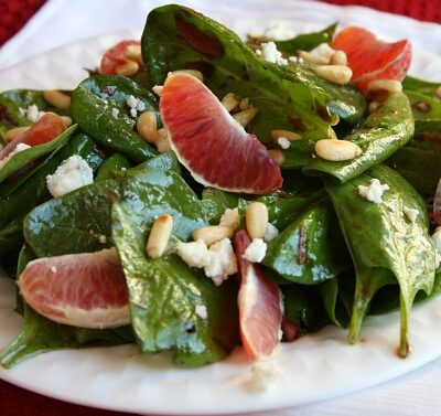 Blood Orange Spinach Salad