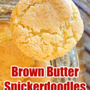 brown butter snickerdoodles pinterest pin