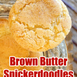 brown butter snickerdoodles pinterest pin