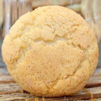 brown butter snickerdoodle cookie