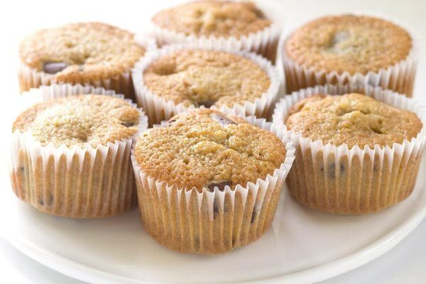 Chocolate Chunk Cookie Cupcakes recipe - from RecipeGirl.com