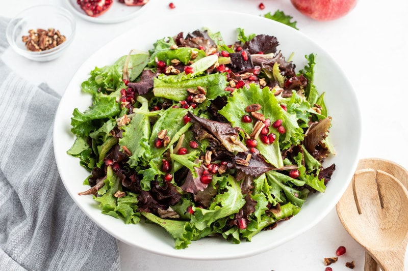 Mixed Greens Pomegranate Salad Image