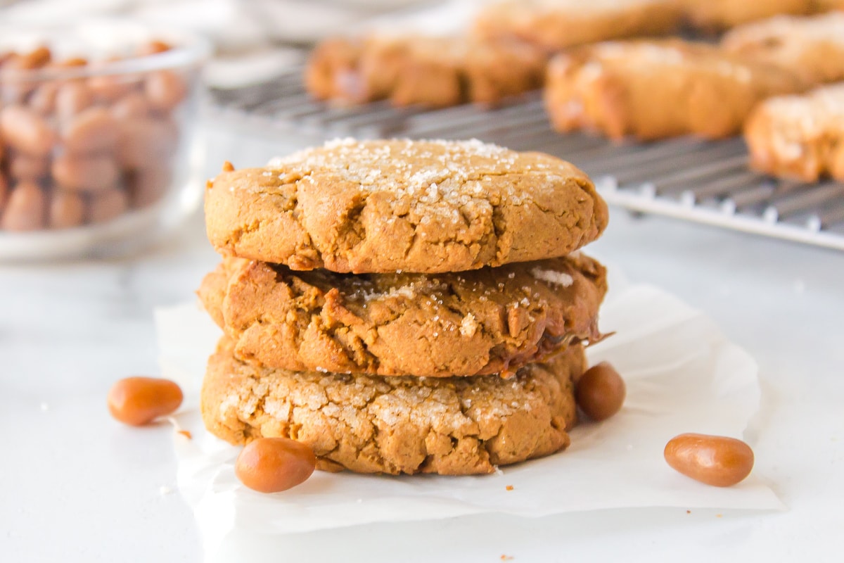 Molasses Cookies with Sugar Babies