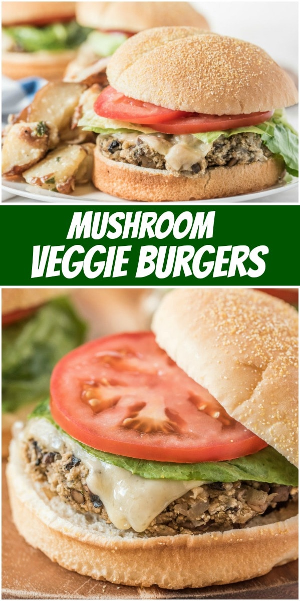 Mushroom Veggie Burgers Recipe Girl