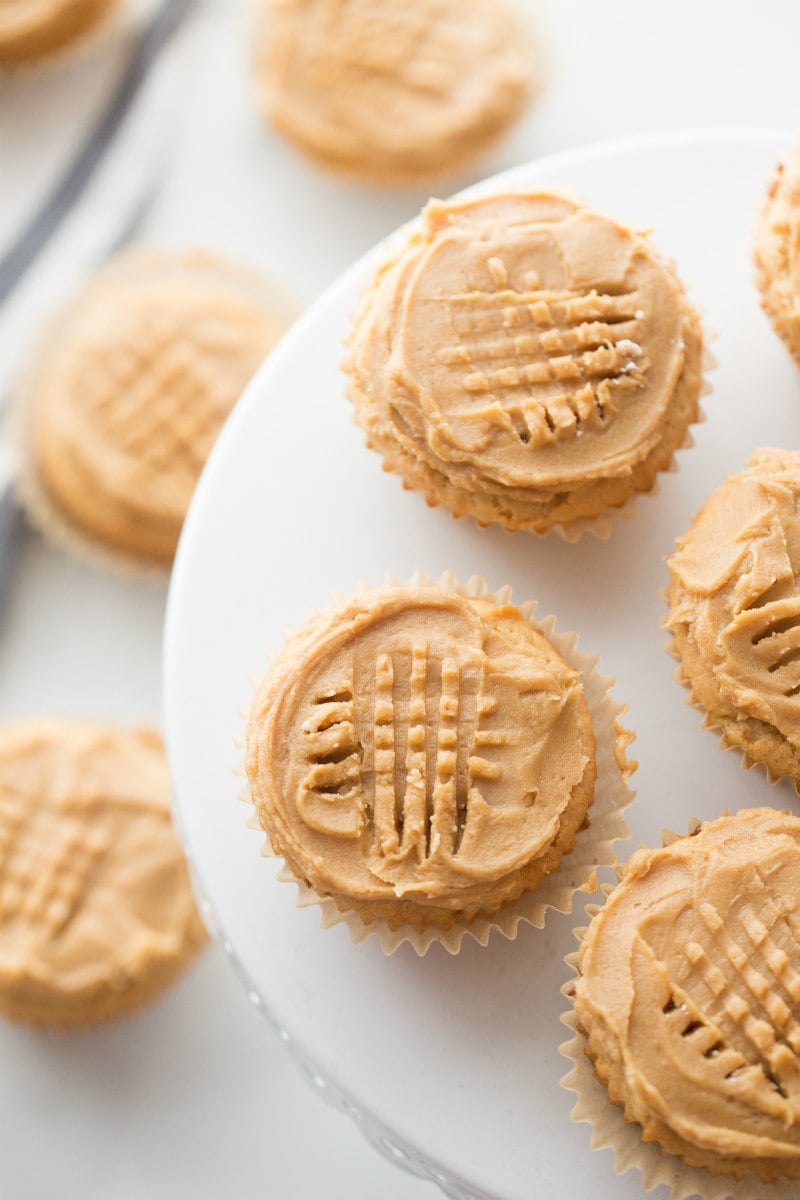 Peanut Butter Cookie Cupcakes