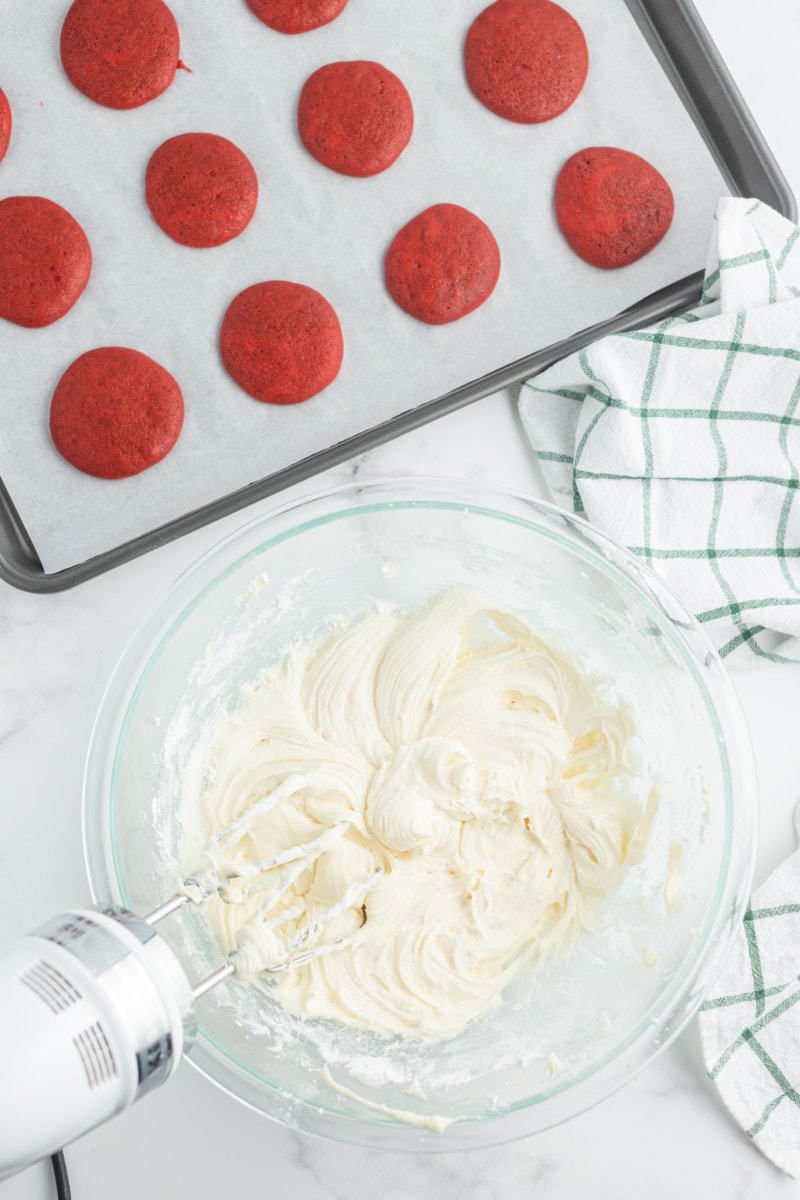 frosting in a bowl