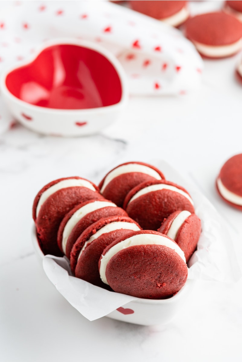 whoopie pies in a dish