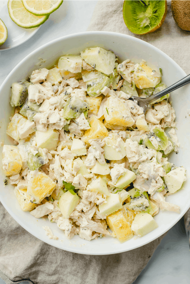 Roasted Chicken Salad with Creamy Lime Dressing image