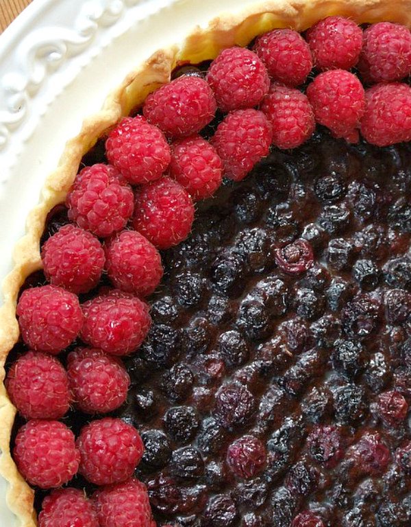 Blueberry Raspberry Tart 