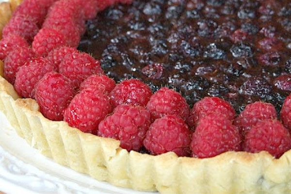 Blueberry Raspberry Tart 