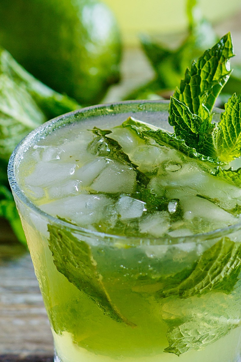 close up mojito