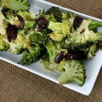 Broccoli with Black Olives, Garlic and Lemon